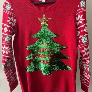 Funny Christmas Sweater! Women’s Sz S, EUC